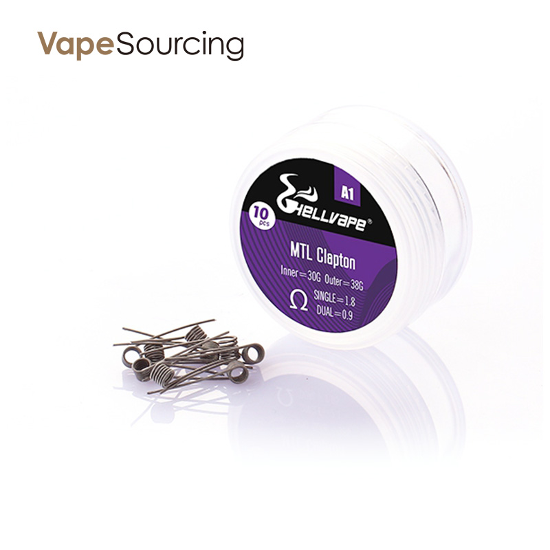 Hellvape A1 MTL Clapton Wire Coil (10pcs/pack)