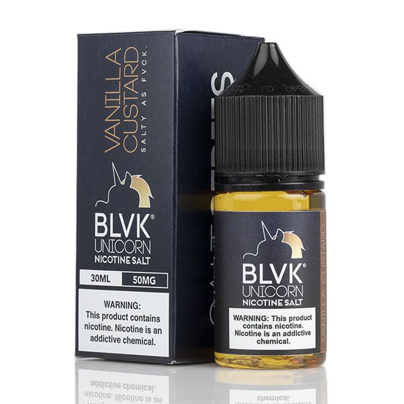 BLVK Unicorn Original Custard (Vanilla Custard) Nicotine Salt E-juice 30ml