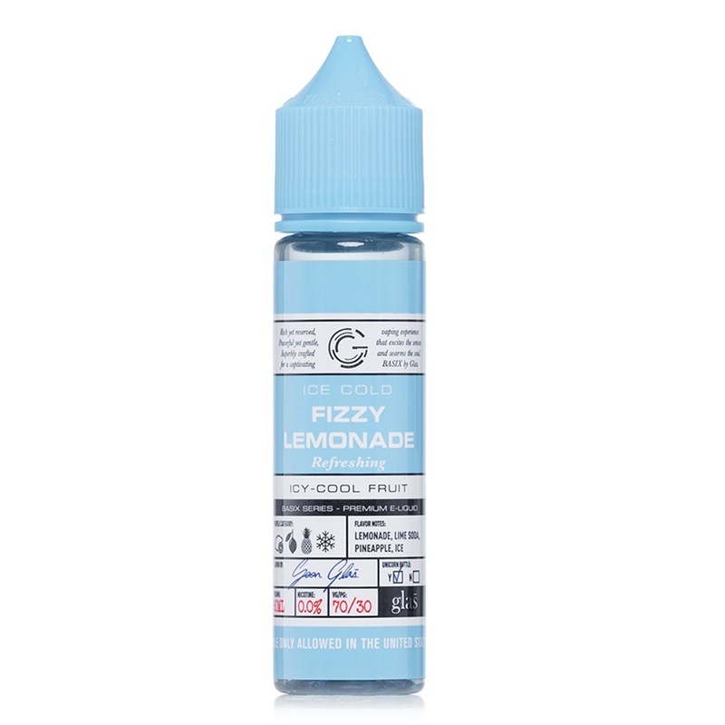 Glas Vapor Fizzy Lemonade - Basix Series E-juice 60ml