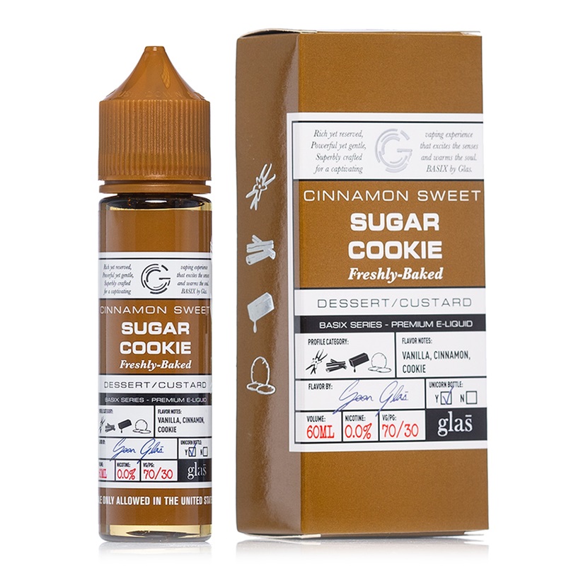 Glas Vapor Sugar Cookie - Basix Series E-juice 60m...