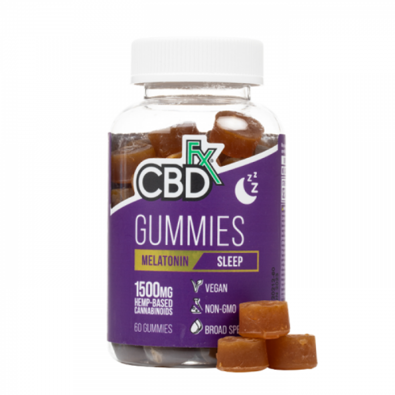 CBDfx CBD Gummies With Melatonin For Sleep 1500mg