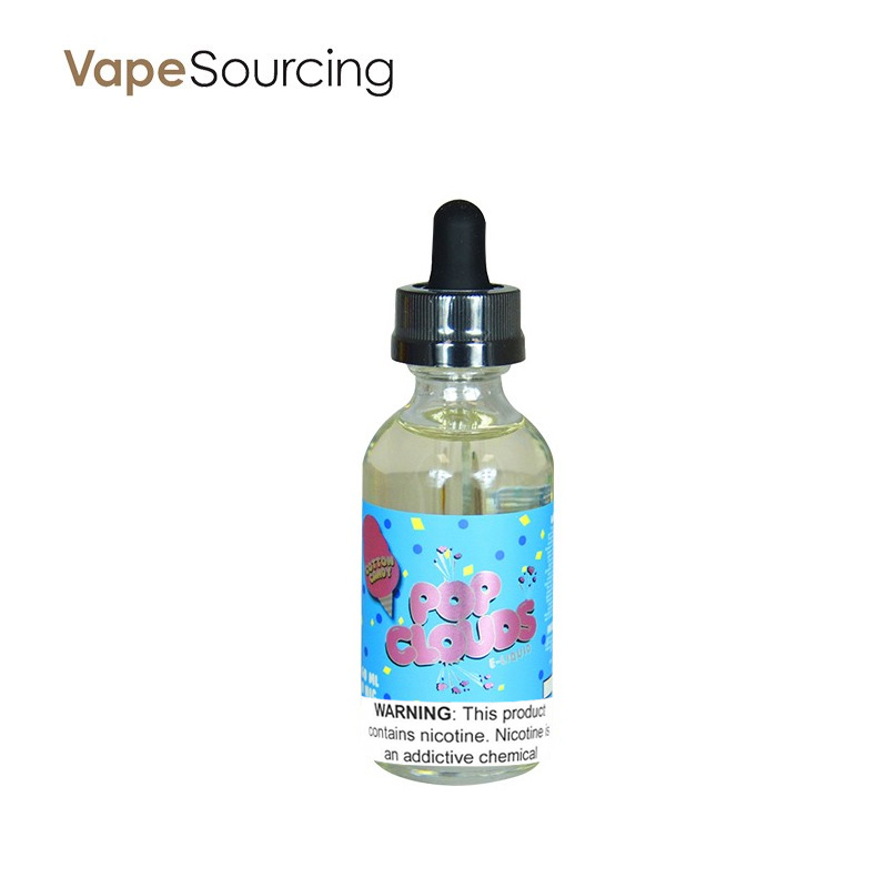 Pop Clouds Cotton Candy E-juice 60ml(U.S.A. Wareho...