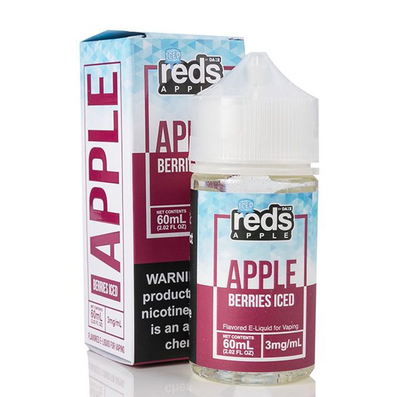 Vape 7 Daze Berries Iced Reds Apple E-Juice 60ml