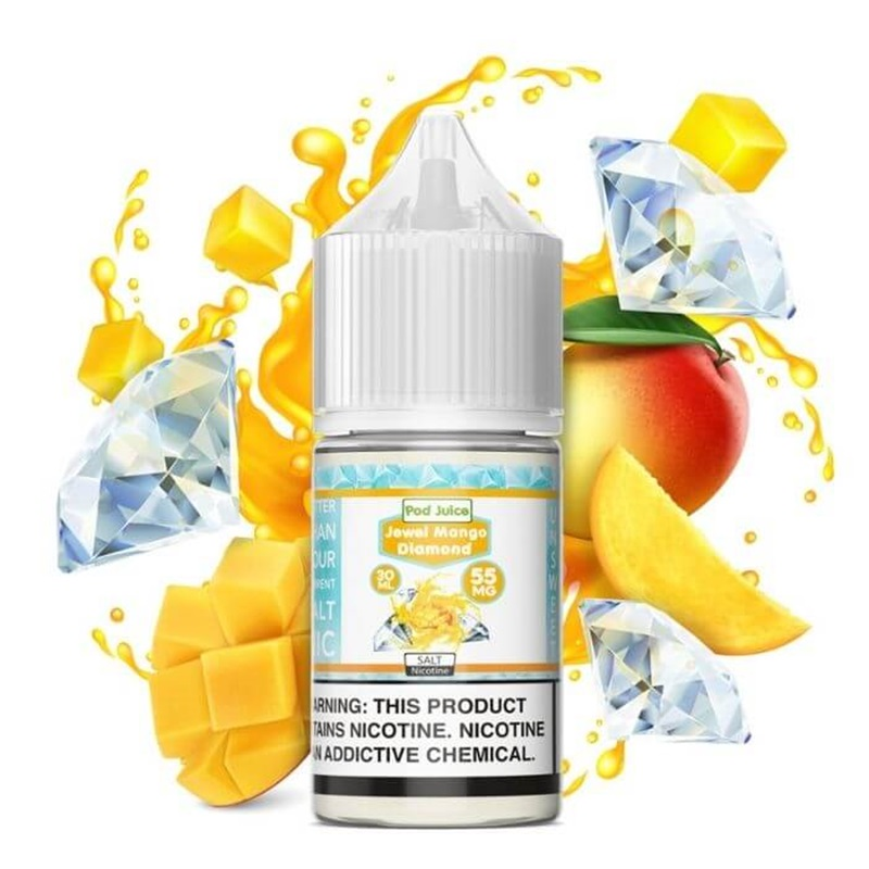 Pod Juice Salts Series Jewel Mango Diamond E-juice...