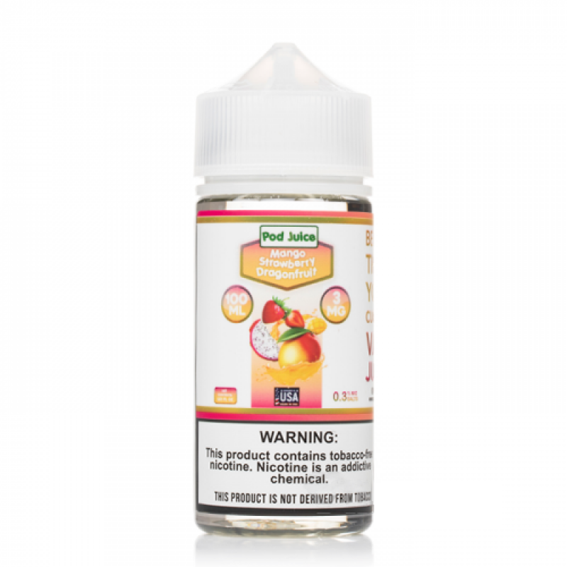 Pod Juice Mango Strawberry Dragonfruit E-juice 100ml