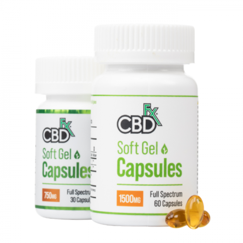 CBDfx Full Spectrum CBD Softgel Capsules