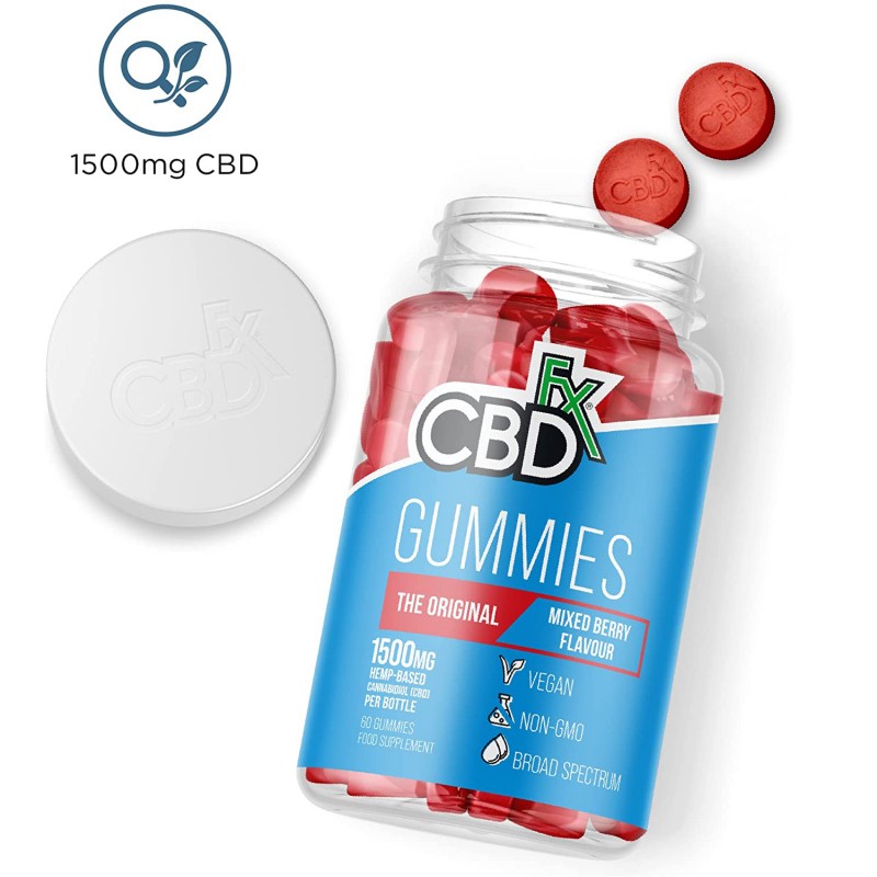 CBDfx CBD Gummies With Original Mixed Berry