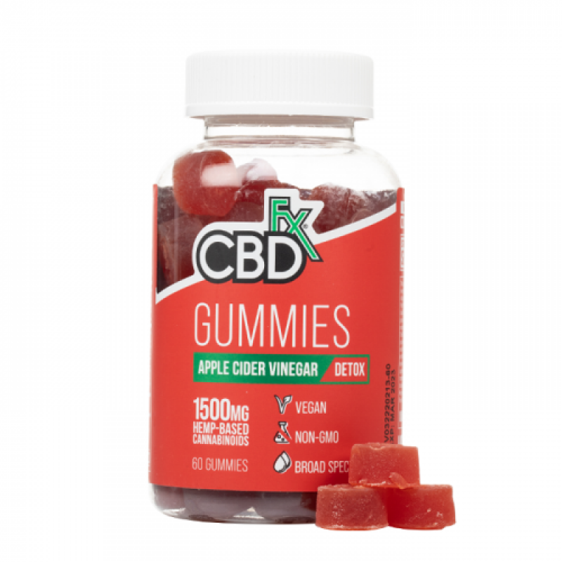 CBDfx CBD Gummies With Apple Cider Vinegar 1500mg