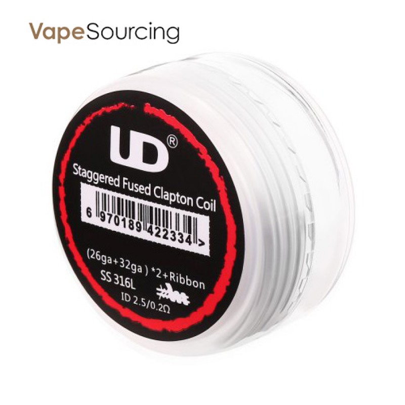 UD Staggered Fused Clapton Coil(10pcs/Box)