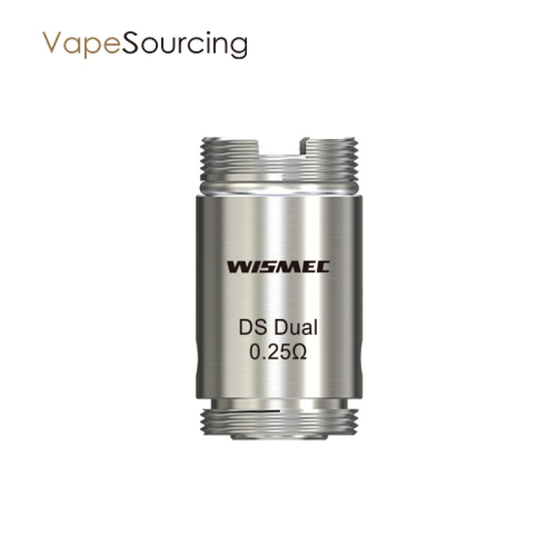 Wismec DS Dual 0.25ohm Head (5pcs) (For Wismec Mot...