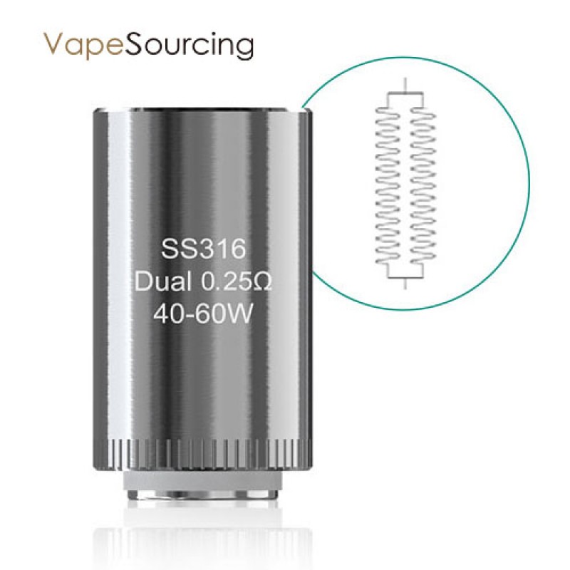 Eleaf Dual 0.25ohm Head (5pcs)