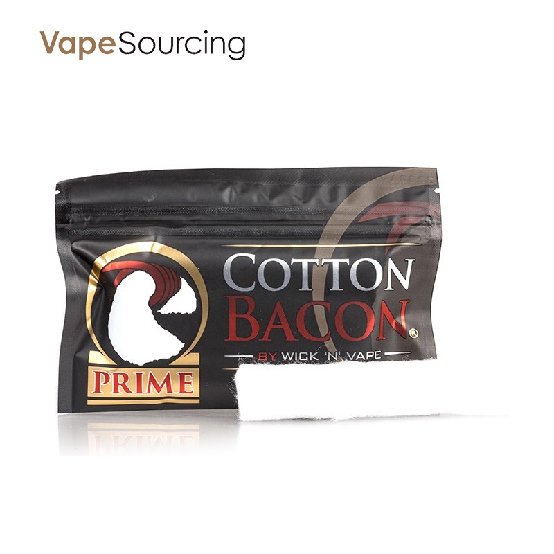 Wick 'N' Vape Organic Cotton Bacon Prime