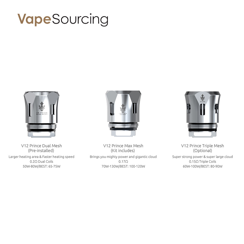 SMOK TFV12 PRINCE Replacement Mesh Coil Head (3pcs/Pack)