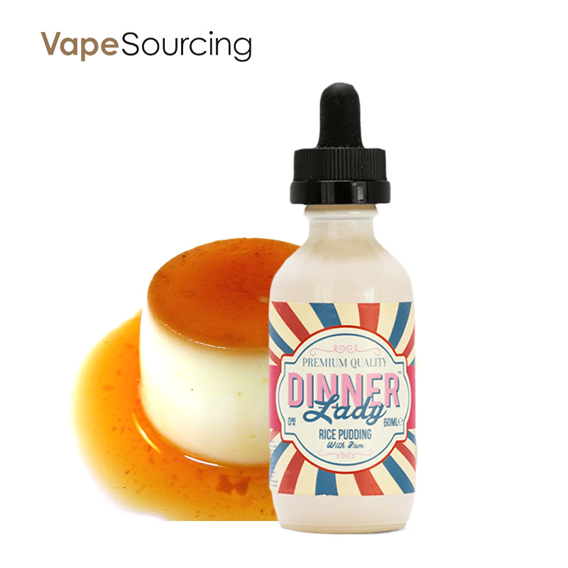 Dinner Lady Rice Pudding E-juice 60ml(U.S.A. Warehouse)