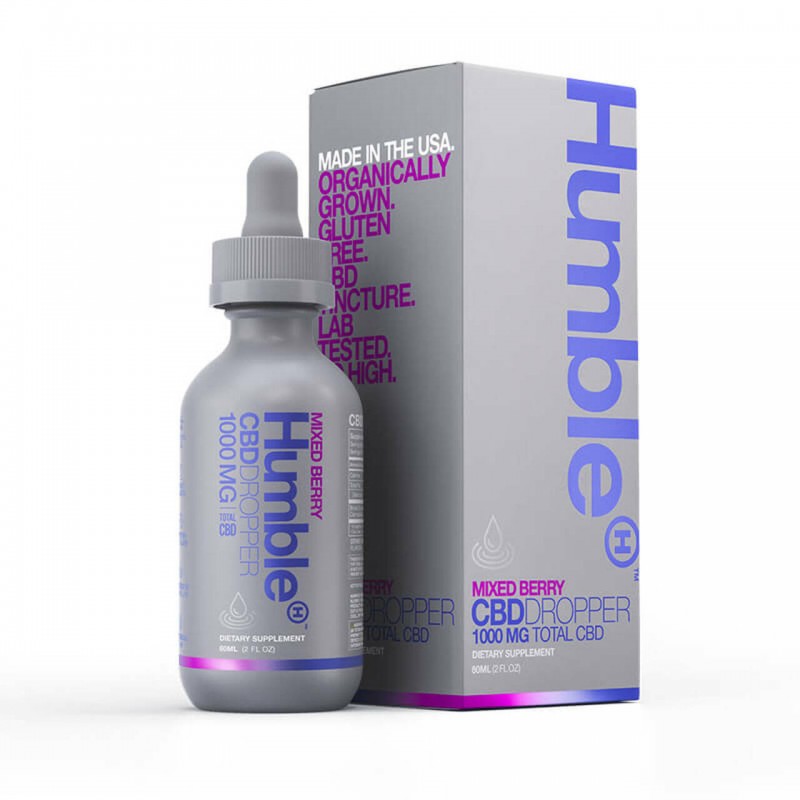 Humble CBD Mixed Berry CBD Dropper 60ml