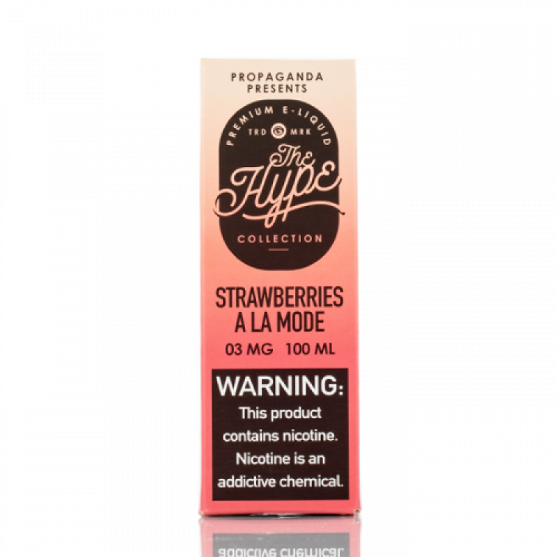 Propaganda The Hype Collection Strawberries A La Mode E-juice 100ml