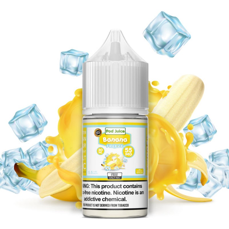 Pod Juice Salts Series Banana Freeze E-juice 30ml