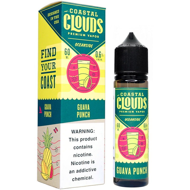 Coastal Clouds Oceanside Guava Punch E-juice 60ml