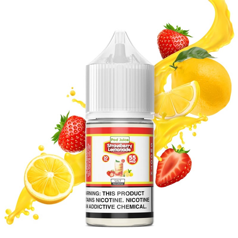 Pod Juice Salt Strawberry Lemonade E-juice 30ml