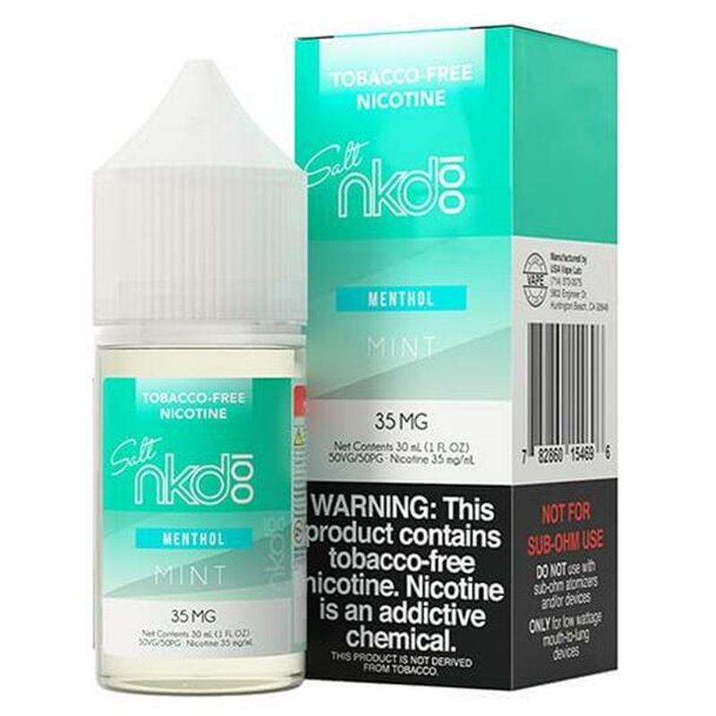 Naked Tobacco Free Nicotine Salt Series Mint E-jui...