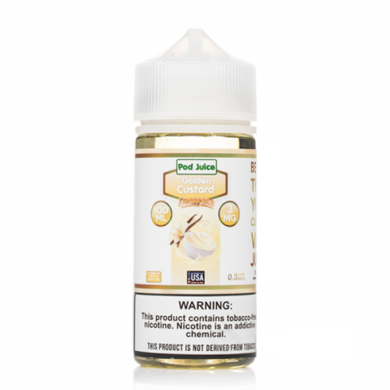 Pod Juice Golden Custard E-juice 100ml