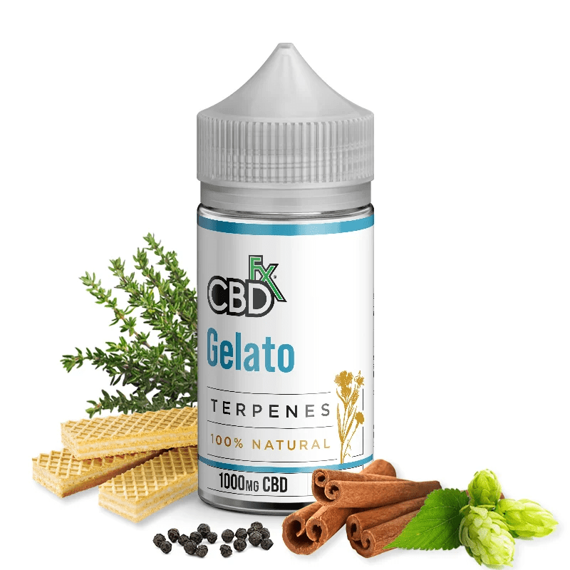 CBDfx Gelato Isolate CBD Terpene Vape E-juice