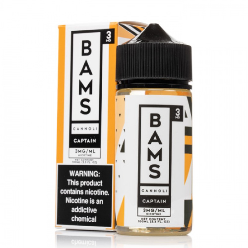 Bam Bam's Cannoli Captain's Cannoli E-juice 100ml