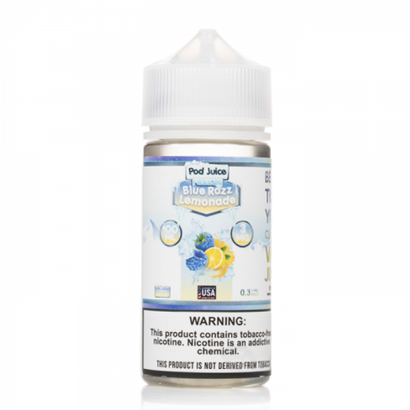 Pod Juice Blue Razz Lemonade Freeze E-juice 100ml