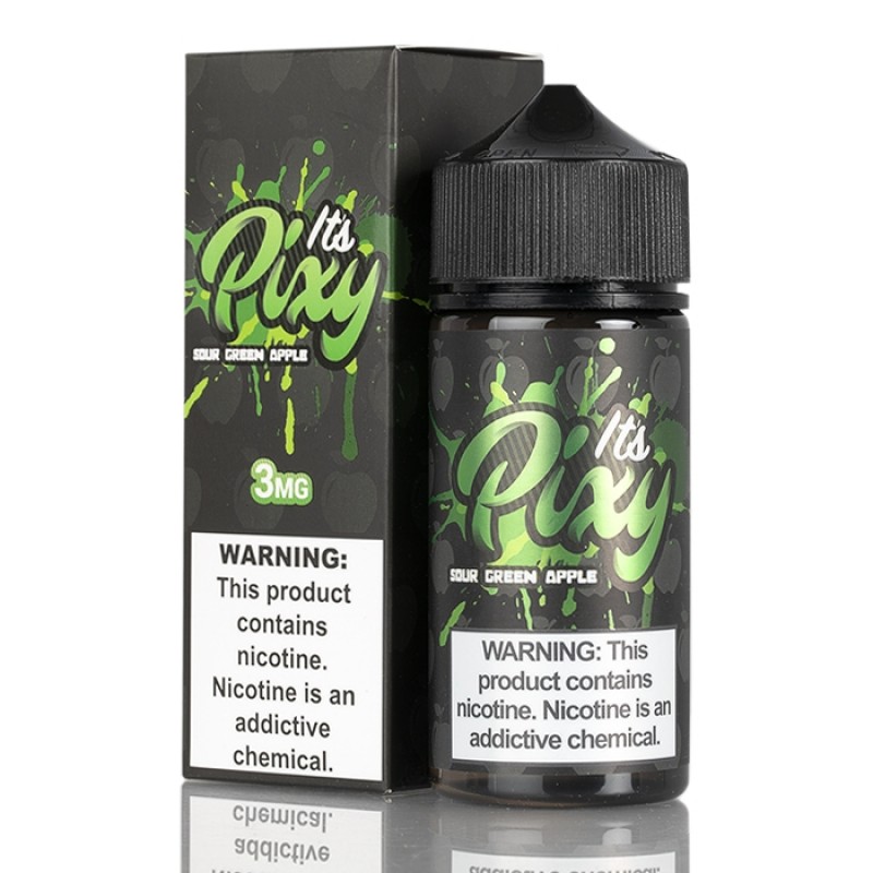 Shijin Vapor It’s Pixy Sour Green Apple E-juice ...