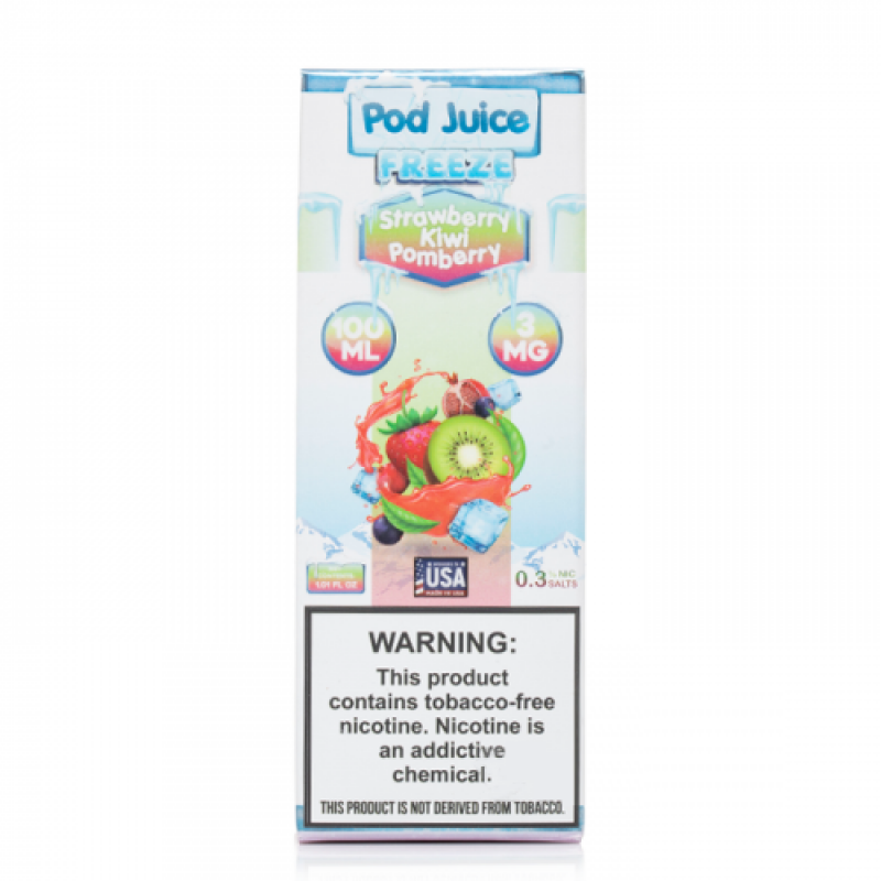 Pod Juice Strawberry Kiwi Pomberry Freeze E-juice 100ml