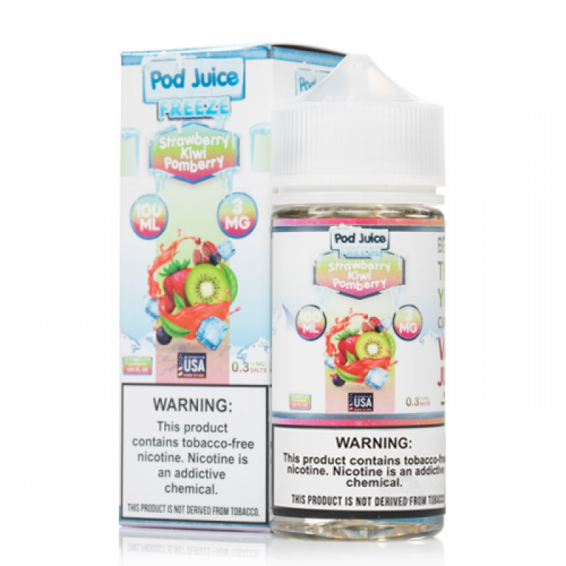 Pod Juice Strawberry Kiwi Pomberry Freeze E-juice 100ml