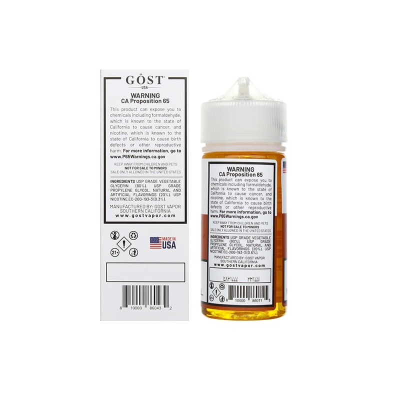 GOST VAPOR The Pancake House Golden Maple E-juice 100ml