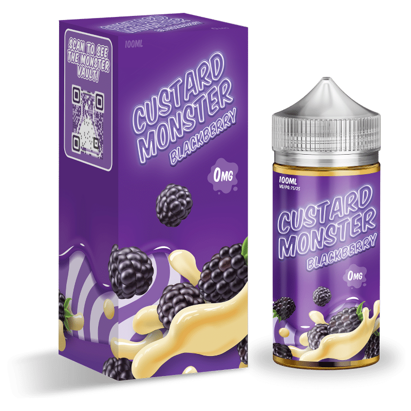 Jam Monster Custard Blackberry E-juice 100ml