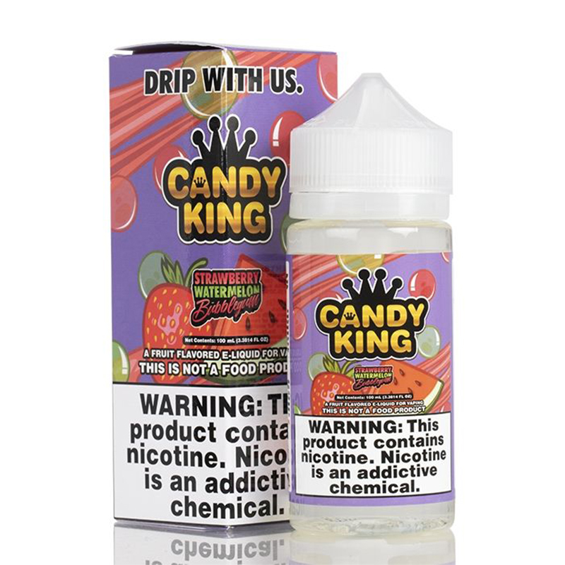 Candy King Strawberry Watermelon Bubble Gum E-juic...