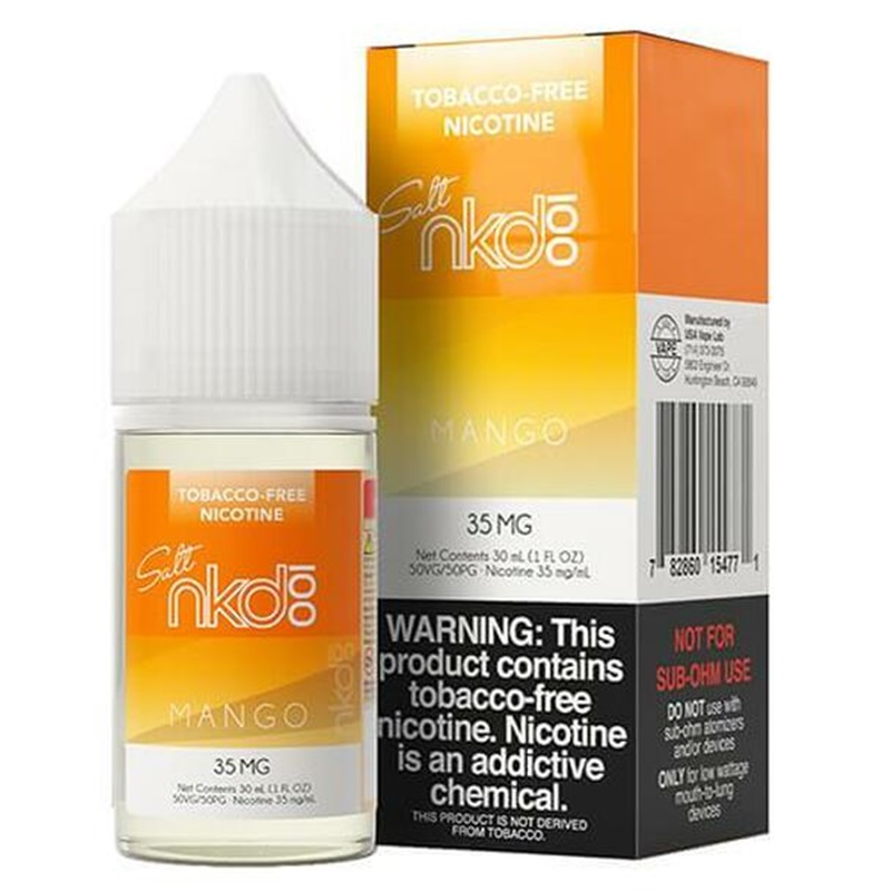 Naked Tobacco Free Nicotine Salt Series Mango E-ju...