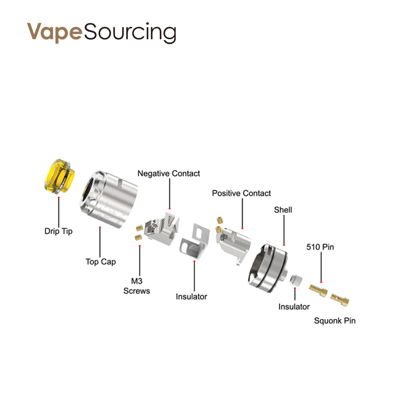 Thunderhead Creations Tauren Solo RDA 24mm Rebuildable Dripping Atomizer