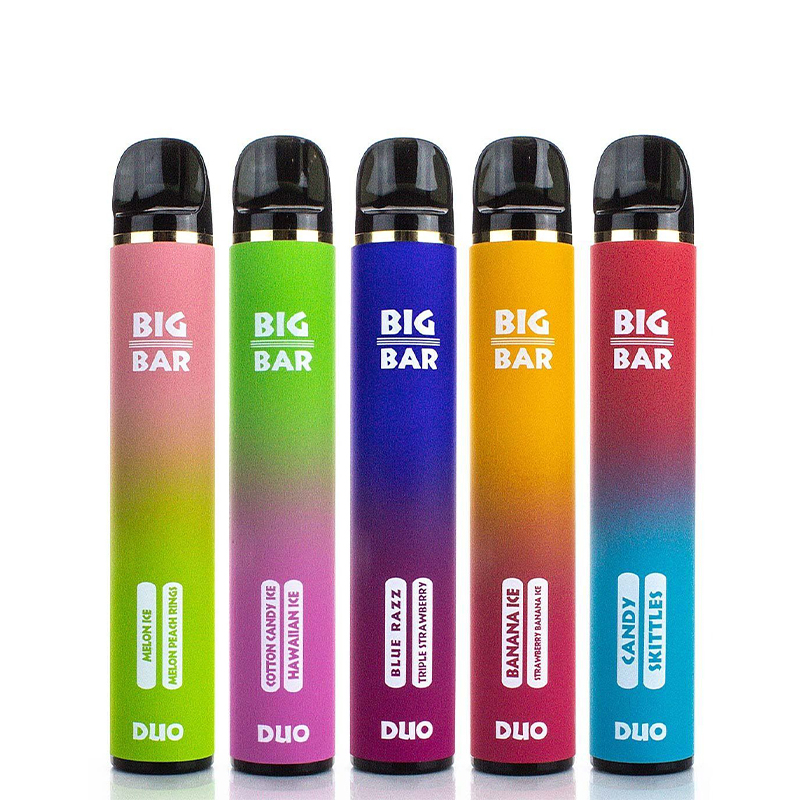 Big Bar Duo Disposable Vape Kit 2200 Puffs Dual Fl...