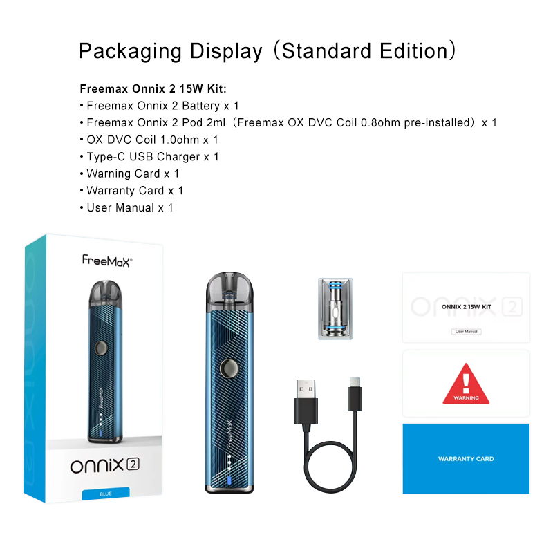 Freemax Onnix 2 15W Pod System Kit 900mAh