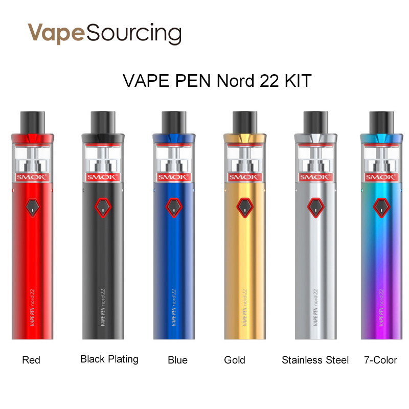 SMOK VAPE PEN Nord 22 Kit 2000mAh & VAPE PEN Nord 19 Kit 1300mAh