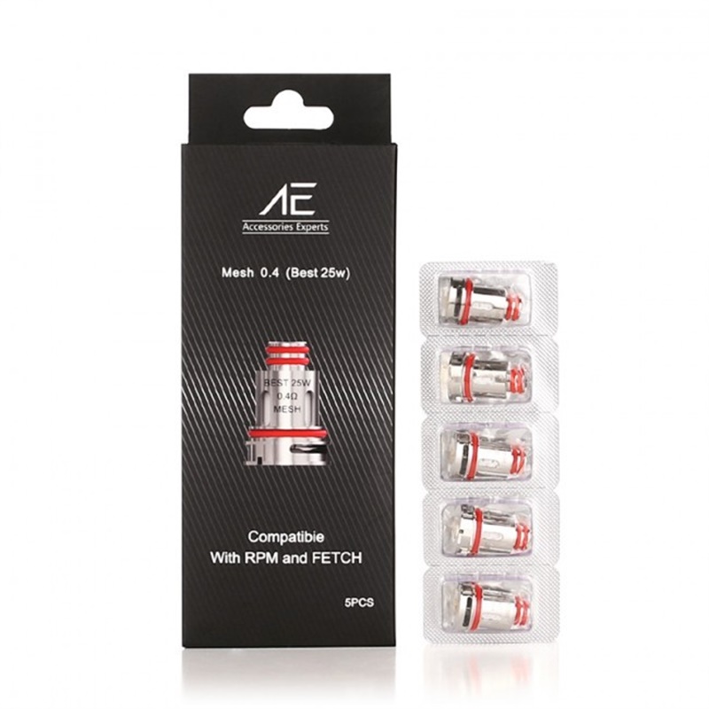 AE 0.4ohm Mesh Coils for SMOK RPM40/ SMOK Fetch Mini (5pcs/pack)