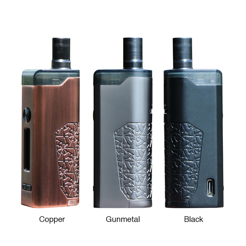 Hippovape B'Adapt 40W RBA AIO Kit External 18350 Battery