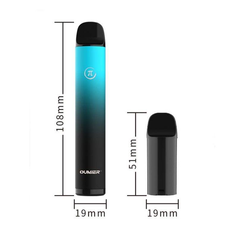 Oumier π Replaceable Pod Kit 800mAh with 3 Vape Pods