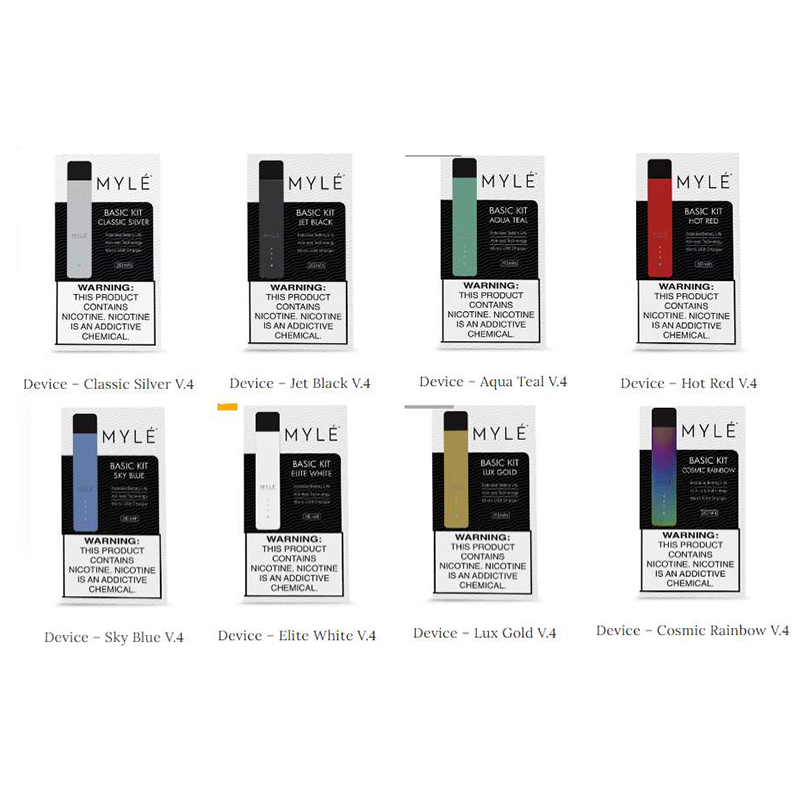 Mylé V4 Pod Kit 240mAh with Four Flavors Pods