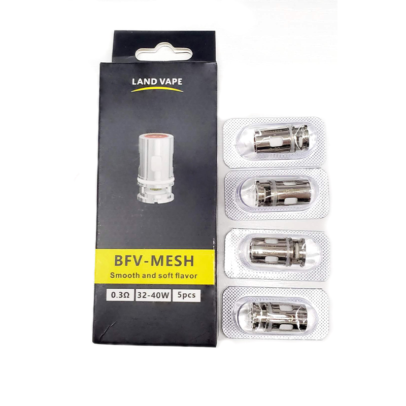 Land Vape BFV-MESH Coil (5pcs/pack)- Compatible with VOOPOO Drag Max/ Drag X&S/ Vinci / R80 / R40