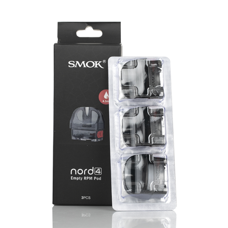 SMOK Nord 4 Replacement Empty Pod Cartridge 4.5ml ...